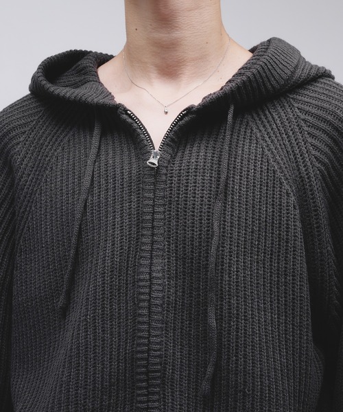 Adoon plain（アドーンプレーン）の「【NEW COLOR】 DOUBLE ZIP KNIT