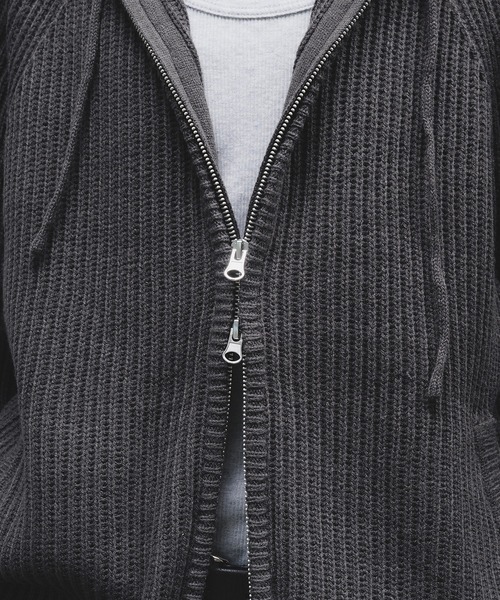Adoon plain（アドーンプレーン）の「【NEW COLOR】 DOUBLE ZIP KNIT