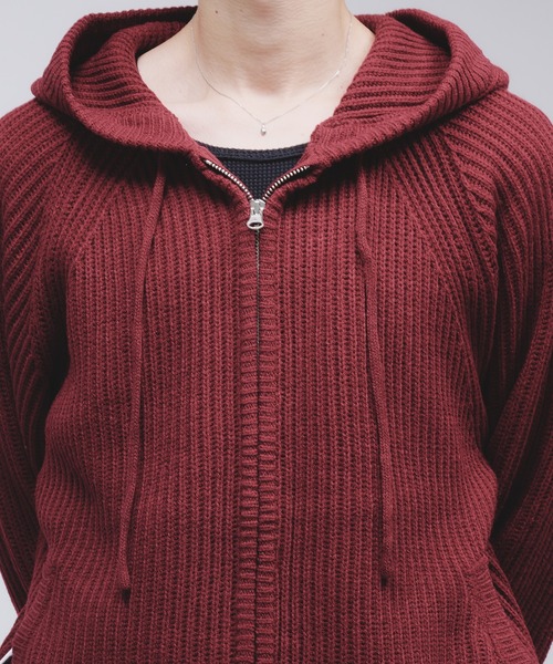 Adoon plain（アドーンプレーン）の「【NEW COLOR】 DOUBLE ZIP KNIT