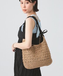 Ray BEAMS | ペーパー ワンハンドル バッグ(かごバッグ)
