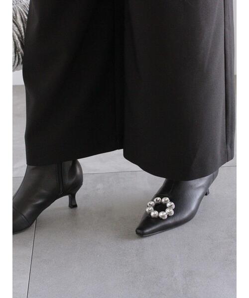 Te chichi（テチチ）の「Vネックオールインワン（サロペット/オーバーオール・レディース・ブラック/モカ・F）」の14枚目の写真