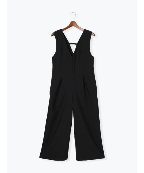 Te chichi（テチチ）の「Vネックオールインワン（サロペット/オーバーオール・レディース・ブラック/モカ・F）」の15枚目の写真