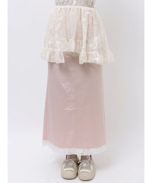 merry jenny（メリージェニー）の「sheer lacy frill apron