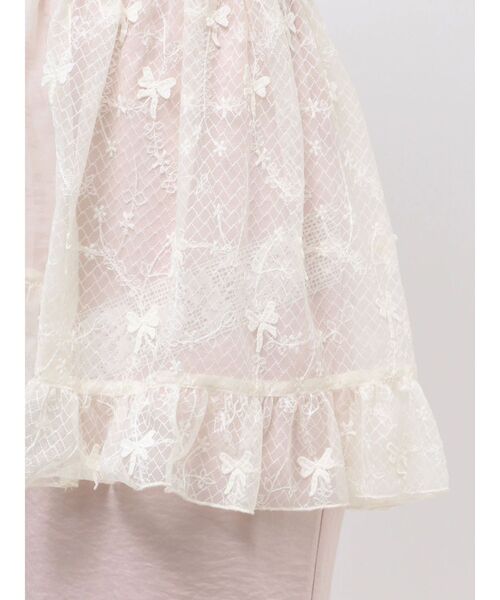 merry jenny（メリージェニー）の「sheer lacy frill apron（スカート・レディース・ブラック/オフホワイト/アイボリー・FREE）」の17枚目の写真