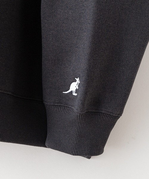 【KANGOL/カンゴール】ビッグシルエット ワンポイントロゴ刺繍 裏起毛 ハーフジップスウェット トレーナー フロントジップ（スウェット）｜KANGOL（カンゴール）