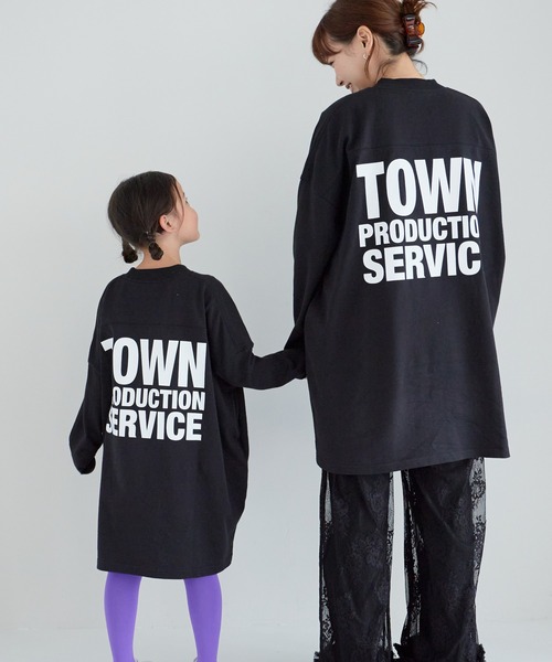 LOWRYS FARM（ローリーズファーム）の「【JUNIOR】アソートロゴプリントワンピースＬＳ　 282627（ワンピース・キッズ・ブラック/グレー/オフホワイト/ピンク・160/170）」の3枚目の写真