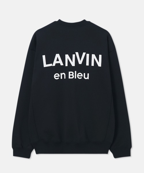 LANVIN en Bleu（ランバンオンブルー）の「【LANVIN en Bleu ESSENTIAL】VILLEDO / ”エッセンシャル” スウェット（スウェット・メンズ・ホワイト/グリーン/パープル/ブラック・LARGE/MEDIUM/SMALL/XX-LARGE/X-LARGE）」の8枚目の写真