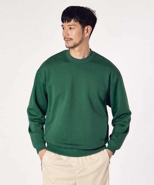 LANVIN en Bleu（ランバンオンブルー）の「【LANVIN en Bleu ESSENTIAL】VILLEDO / ”エッセンシャル” スウェット（スウェット・メンズ・ホワイト/グリーン/パープル/ブラック・LARGE/MEDIUM/SMALL/XX-LARGE/X-LARGE）」の13枚目の写真