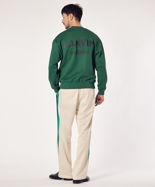 LANVIN en Bleu（ランバンオンブルー）の「【LANVIN en Bleu ESSENTIAL】VILLEDO / ”エッセンシャル” スウェット（スウェット・メンズ・ホワイト/グリーン/パープル/ブラック・LARGE/MEDIUM/SMALL/XX-LARGE/X-LARGE）」の10枚目の写真