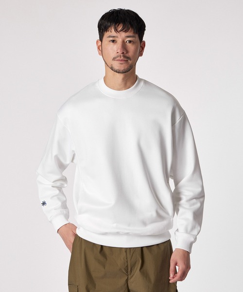 LANVIN en Bleu（ランバンオンブルー）の「【LANVIN en Bleu ESSENTIAL】VILLEDO / ”エッセンシャル” スウェット（スウェット・メンズ・ホワイト/グリーン/パープル/ブラック・LARGE/MEDIUM/SMALL/XX-LARGE/X-LARGE）」の12枚目の写真