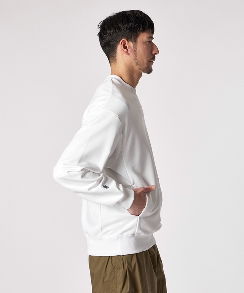 LANVIN en Bleu（ランバンオンブルー）の「【LANVIN en Bleu ESSENTIAL】VILLEDO / ”エッセンシャル” スウェット（スウェット・メンズ・ホワイト/グリーン/パープル/ブラック・LARGE/MEDIUM/SMALL/XX-LARGE/X-LARGE）」の15枚目の写真