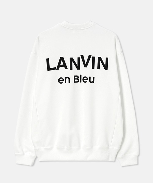 LANVIN en Bleu（ランバンオンブルー）の「【LANVIN en Bleu ESSENTIAL】VILLEDO / ”エッセンシャル” スウェット（スウェット・メンズ・ホワイト/グリーン/パープル/ブラック・LARGE/MEDIUM/SMALL/XX-LARGE/X-LARGE）」の18枚目の写真