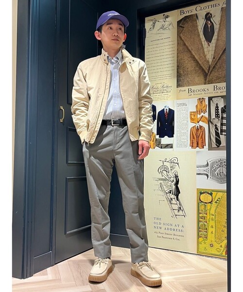 BROOKS BROTHERS(ブルックスブラザーズ)の「ストレッチコットン アドバンテージチノ プレーンフロントパンツ Slim(チノパンツ・メンズ・ダークグレー/ネイビー/カーキ・32inch/30inch/34inch/36inch/31inch/33inch/29inch/37inch/38inch/35inch)」の11枚目の写真