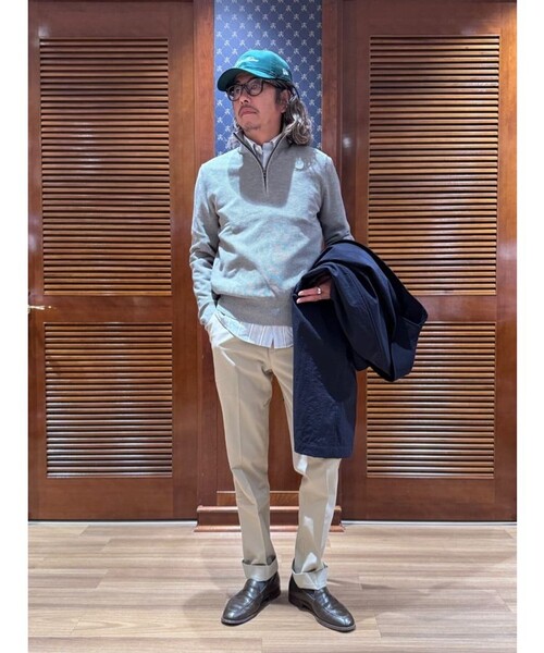 BROOKS BROTHERS(ブルックスブラザーズ)の「ストレッチコットン アドバンテージチノ プレーンフロントパンツ Slim(チノパンツ・メンズ・ダークグレー/ネイビー/カーキ・32inch/30inch/34inch/36inch/31inch/33inch/29inch/37inch/38inch/35inch)」の6枚目の写真