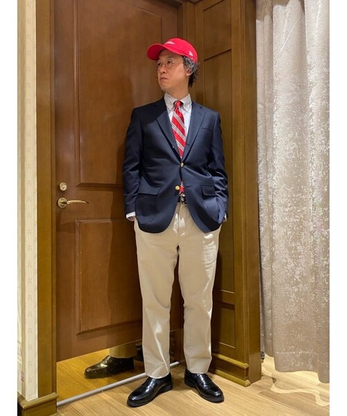 BROOKS BROTHERS(ブルックスブラザーズ)の「ストレッチコットン アドバンテージチノ プレーンフロントパンツ Slim(チノパンツ・メンズ・ダークグレー/ネイビー/カーキ・32inch/30inch/34inch/36inch/31inch/33inch/29inch/37inch/38inch/35inch)」の4枚目の写真