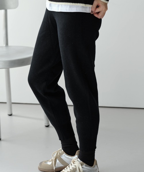 裏起毛ニットジョガーパンツ（その他パンツ）｜Mia （ミア）