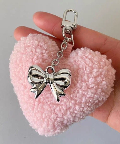 セール】【urge select】もこもこ ボア ハートモチーフ×リボン