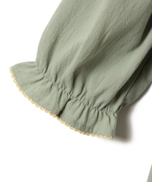 BEAMS mini（ビームスミニ）の「レース レイヤード ワンピース 2025SS（90～150cm）（ワンピース・キッズ・ピンク/ホワイト系その他5/ミント・110/100/90/120/150/140/130）」の16枚目の写真