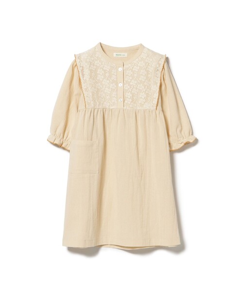 BEAMS mini（ビームスミニ）の「レース レイヤード ワンピース 2025SS（90～150cm）（ワンピース・キッズ・ピンク/ホワイト系その他5/ミント・110/100/90/120/150/140/130）」の17枚目の写真