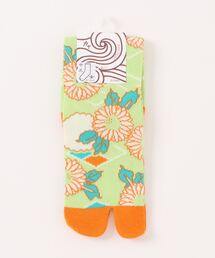 倭物やカヤ（ワモノヤカヤ）の「【カヤ】足袋型くつ下23～25cm 小花（ソックス/靴下）」