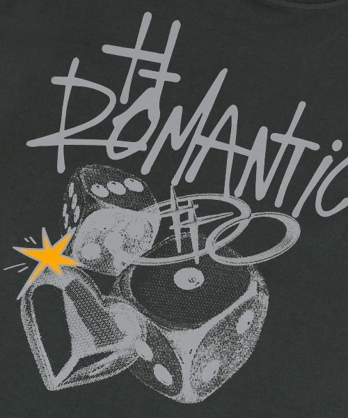 tシャツ A'GEM/9 × .kom 「ROMANTIC CROWN/ロマンティック クラウン」 ROMANTIC DICE L/S/ロマンティック A'GEM/9 × .kom 『ROMANTIC CROWN/ロマンティック クラウン