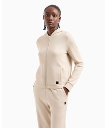 ARMANI EXCHANGE | 【A|X アルマーニ エクスチェンジ】ミニメタルロゴ ジップアップスウェットパーカー(スウェット)