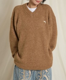 ニット・セーター Wai Kei WK 3D logo knit 4BTR163 ニット・セーター Wai Kei WK 3D logo knit 4BTR163 WK 3D