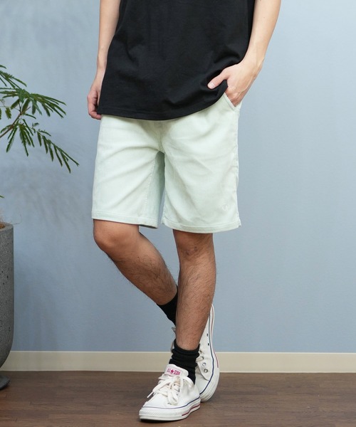 Ocean Pacific（オーシャンパシフィック）の「OP/オーピー コーデュロイ ショーツ/ハーフパンツ ワンポイント 515755（その他パンツ・メンズ・ターコイズブルー/チャコールグレー/グリーン/ベージュ/オレンジ・M/XL/L）」の3枚目の写真