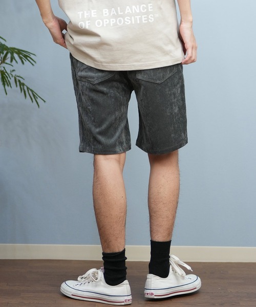 Ocean Pacific（オーシャンパシフィック）の「OP/オーピー コーデュロイ ショーツ/ハーフパンツ ワンポイント 515755（その他パンツ・メンズ・ターコイズブルー/チャコールグレー/グリーン/ベージュ/オレンジ・M/XL/L）」の9枚目の写真