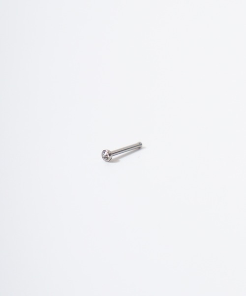 EVER METAL(エバーメタル ever metal EVER METAL)の「EVER METAL チタン サージカルステンレス 316L アレルギー対応 ボディピアス 鼻ピアス 日本製(ピアス(片耳用)・メンズ・その他・FREE)」の2枚目の写真