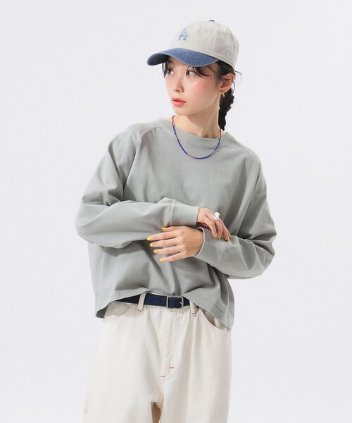 SCREEN STARS（スクリーンスターズ）の「【別注】SCREEN STARS / 天竺 ラグラン Tシャツ（Tシャツ/カットソー・レディース・オレンジ系その他/チャコールグレー/シルバー/ブラウン系その他・ONE SIZE）」の22枚目の写真