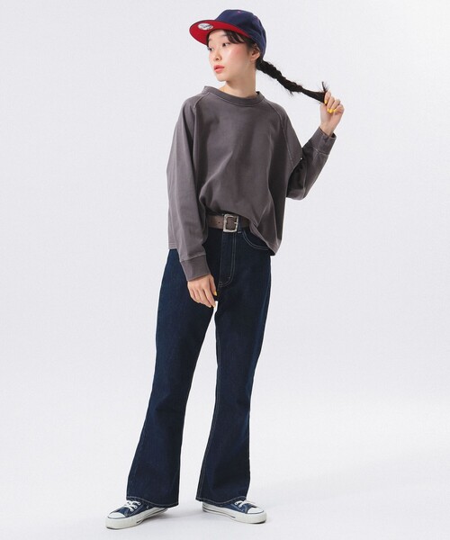 SCREEN STARS（スクリーンスターズ）の「【別注】SCREEN STARS / 天竺 ラグラン Tシャツ（Tシャツ/カットソー・レディース・オレンジ系その他/チャコールグレー/シルバー/ブラウン系その他・ONE SIZE）」の20枚目の写真