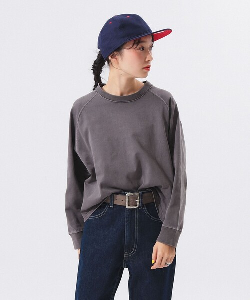 SCREEN STARS（スクリーンスターズ）の「【別注】SCREEN STARS / 天竺 ラグラン Tシャツ（Tシャツ/カットソー・レディース・オレンジ系その他/チャコールグレー/シルバー/ブラウン系その他・ONE SIZE）」の18枚目の写真