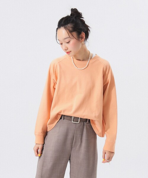SCREEN STARS（スクリーンスターズ）の「【別注】SCREEN STARS / 天竺 ラグラン Tシャツ（Tシャツ/カットソー・レディース・オレンジ系その他/チャコールグレー/シルバー/ブラウン系その他・ONE SIZE）」の6枚目の写真