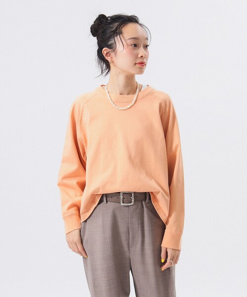 SCREEN STARS（スクリーンスターズ）の「【別注】SCREEN STARS / 天竺 ラグラン Tシャツ（Tシャツ/カットソー・レディース・オレンジ系その他/チャコールグレー/シルバー/ブラウン系その他・ONE SIZE）」の5枚目の写真
