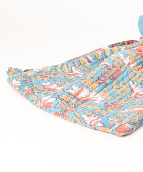 ブロックプリントキルト巾着トートバッグ【WEB限定】（トートバッグ