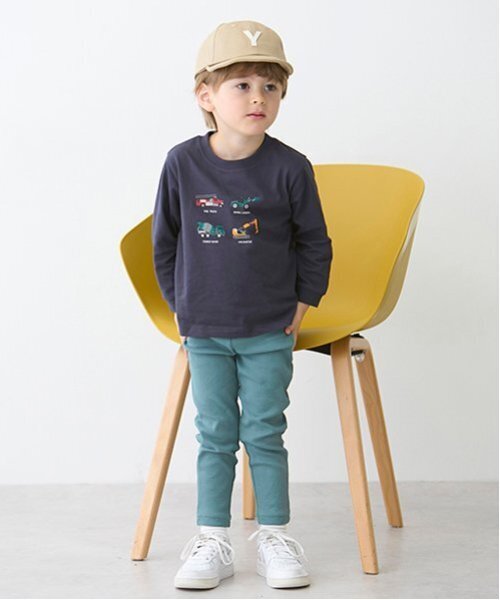 petit main(プティマイン)の「【プティプラ】BOYS10分丈レギンス(レギンス/スパッツ・キッズ・チャコール/カラフル/ブルーグリーン/ダークブルー/トップグレー/ブルー/ネイビー/ライトグレー・80cm/90cm/110cm/100cm/120cm/130cm)」の7枚目の写真