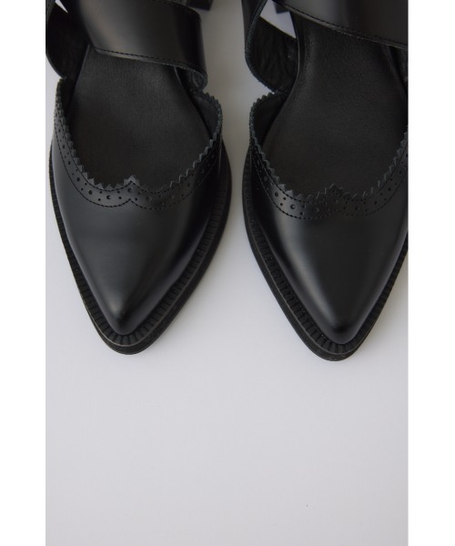 RIM.ARK（リムアーク）の「Wing tip sandal ウィングチップサンダル（サンダル・レディース・ブラック・39/38/37/36）」の9枚目の写真