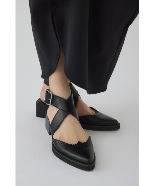 RIM.ARK（リムアーク）の「Wing tip sandal ウィングチップサンダル（サンダル・レディース・ブラック・39/38/37/36）」の20枚目の写真