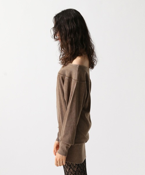 FOREVER 21（フォーエバー トゥエンティーワン）の「【2025SS】ピグメントハーフジップチュニックワンピース（チュニック・レディース・ブラック/ブラウン・FREE）」の15枚目の写真