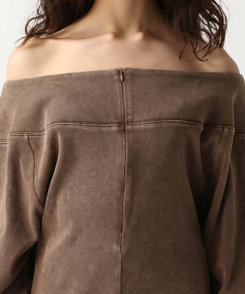 FOREVER 21（フォーエバー トゥエンティーワン）の「【2025SS】ピグメントハーフジップチュニックワンピース（チュニック・レディース・ブラック/ブラウン・FREE）」の17枚目の写真