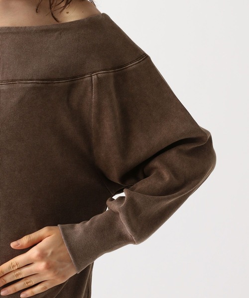 FOREVER 21（フォーエバー トゥエンティーワン）の「【2025SS】ピグメントハーフジップチュニックワンピース（チュニック・レディース・ブラック/ブラウン・FREE）」の18枚目の写真