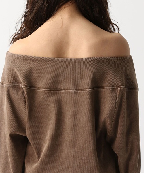 FOREVER 21（フォーエバー トゥエンティーワン）の「【2025SS】ピグメントハーフジップチュニックワンピース（チュニック・レディース・ブラック/ブラウン・FREE）」の21枚目の写真