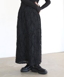 hellam | 刺繍レースストレートスカート(スカート)