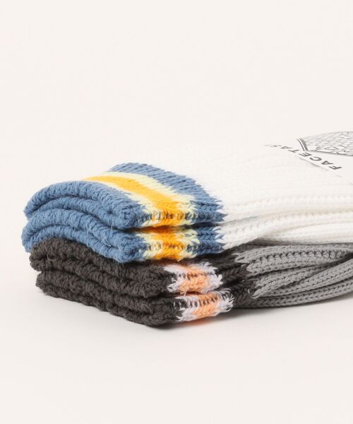 FACETASM（ファセッタズム）の「【FACETASM / ファセッタズム】RIB SOCKS / ホワイト＆グレー [NAT-SOX-U01]（ソックス/靴下・メンズ・その他・ONESIZE）」の8枚目の写真
