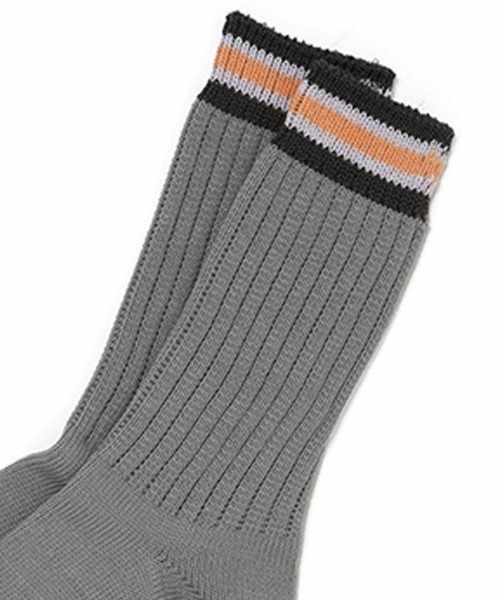 FACETASM（ファセッタズム）の「【FACETASM / ファセッタズム】RIB SOCKS / ホワイト＆グレー [NAT-SOX-U01]（ソックス/靴下・メンズ・その他・ONESIZE）」の6枚目の写真
