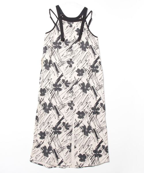 ROSE BUD(ローズバッド)の「ART PRINT LONG DRESS(ワンピース・レディース・ベージュ/ブルー/ブラック・ONE SIZE)」の12枚目の写真