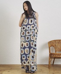ROSE BUD（ローズバッド）の「ART PRINT LONG DRESS（ワンピース）」