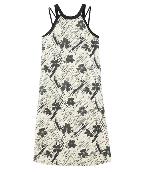 ROSE BUD(ローズバッド)の「ART PRINT LONG DRESS(ワンピース・レディース・ベージュ/ブルー/ブラック・ONE SIZE)」の8枚目の写真