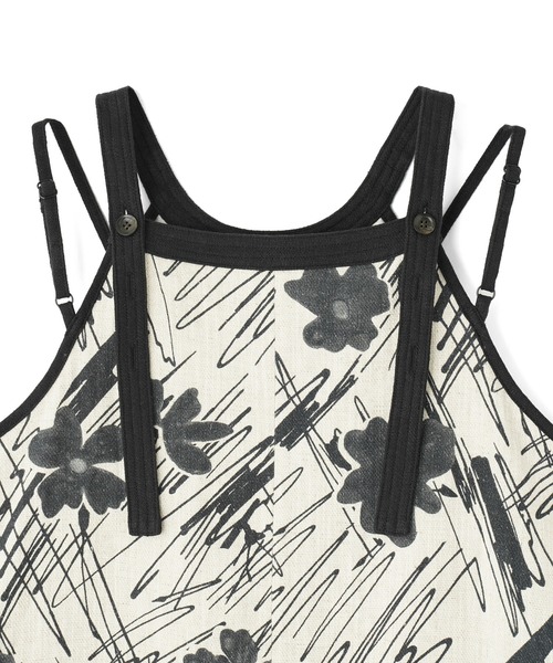 ROSE BUD(ローズバッド)の「ART PRINT LONG DRESS(ワンピース・レディース・ベージュ/ブルー/ブラック・ONE SIZE)」の9枚目の写真